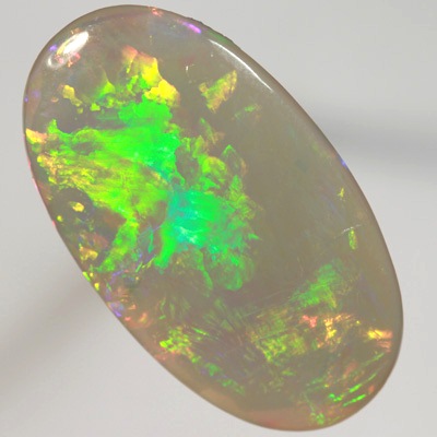 SOLID SEMI BLACK OPAL  Huge opal. Very bright fire, Large rolling flashes. SEE VIDEO